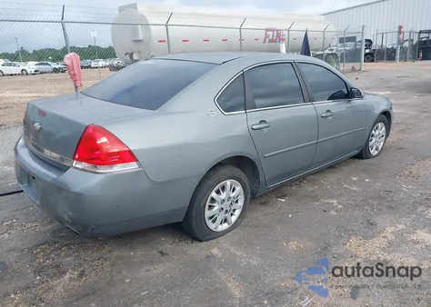 2007 Chevrolet Impala Police из США, поврежденный, VIN 2G1WS55R579240694